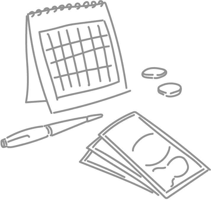 分厚いファイルの画像